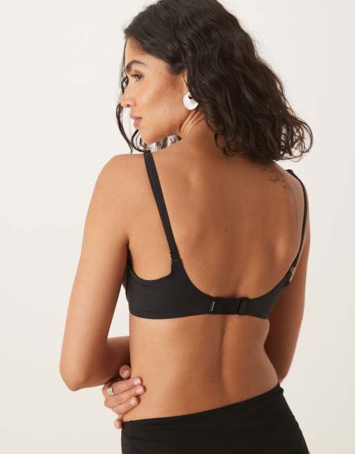Boux Avenue Ultra light microfibre plunge t-shirt bra in 00 dark, 2 of 4
