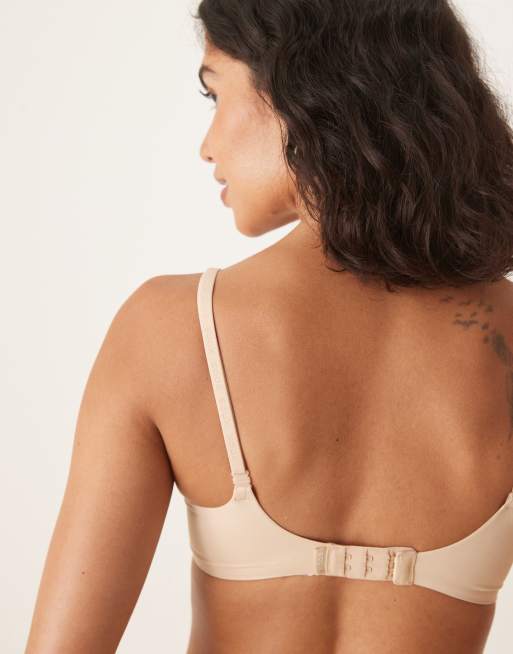 Boux Avenue Ultra light microfibre plunge t-shirt bra in 02 fair, 4 of 4