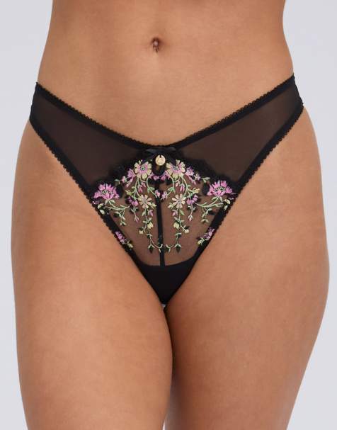 Boux Avenue Zinnia lingerie set in black mix - view 1