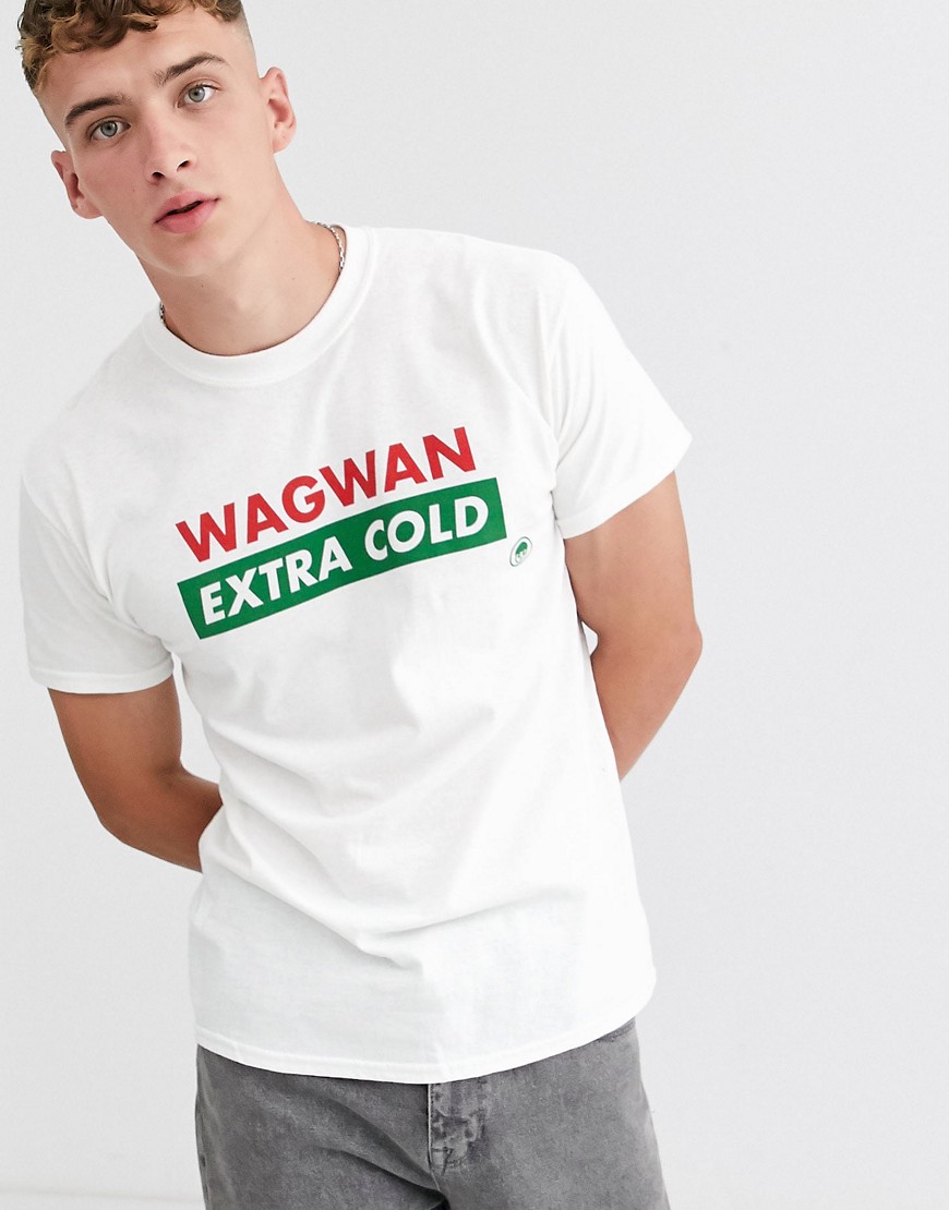 Bowlcut - wagwan - Hvid ekstra kold t-shirt