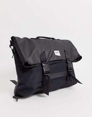 Boxfresh - Crossbody-tas met dubbele gesp in zwart