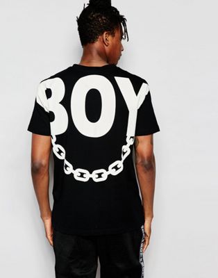 Boy London Chain Back Print T-Shirt | ASOS