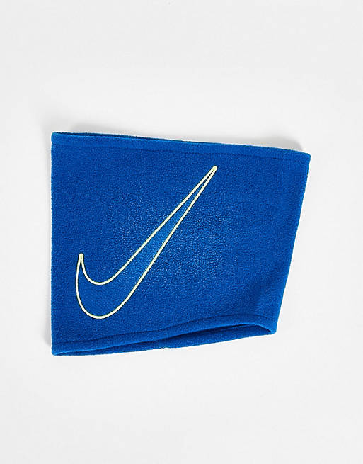 Mujer Accesorios | Braga para el cuello azul con logo de felpa de Nike - EH18380