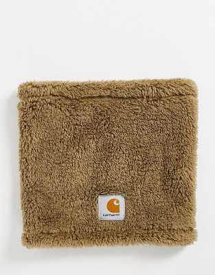 Braga para el cuello marrón de felpa efecto pelo Jackson de Carhartt WIP