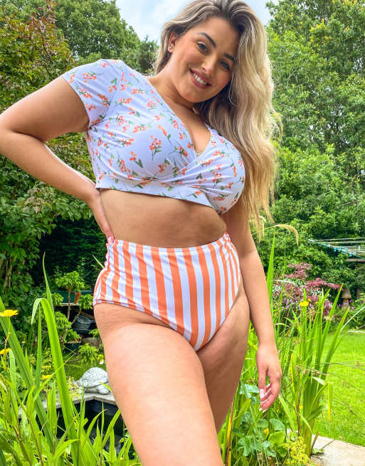 Bikini con braguita de talle alto 2025