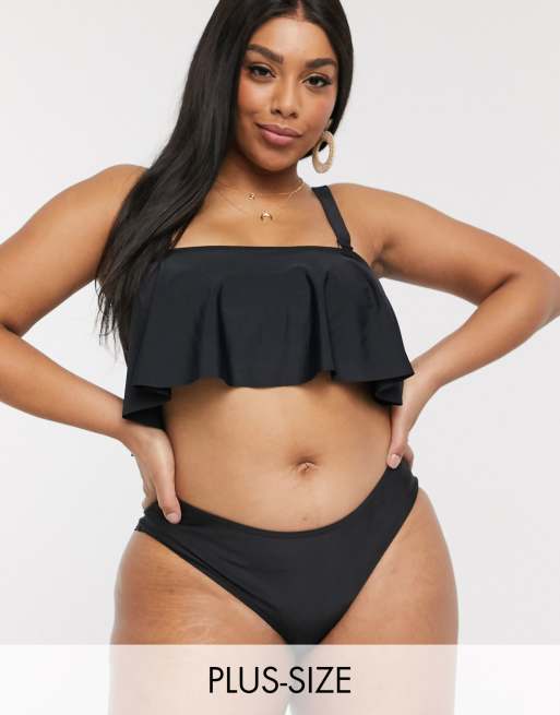 Bikini negro de Vero Moda Curve ASOS