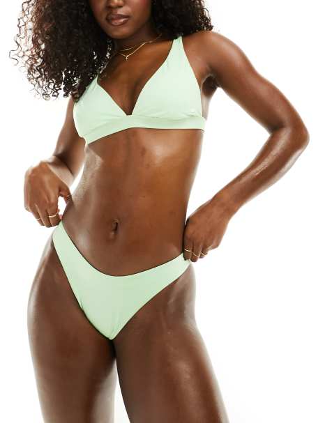 Braguitas de bikini verde vapor básicas Sling de Nike - view 1