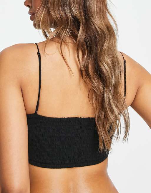 Bralette negro encaje de Free | ASOS