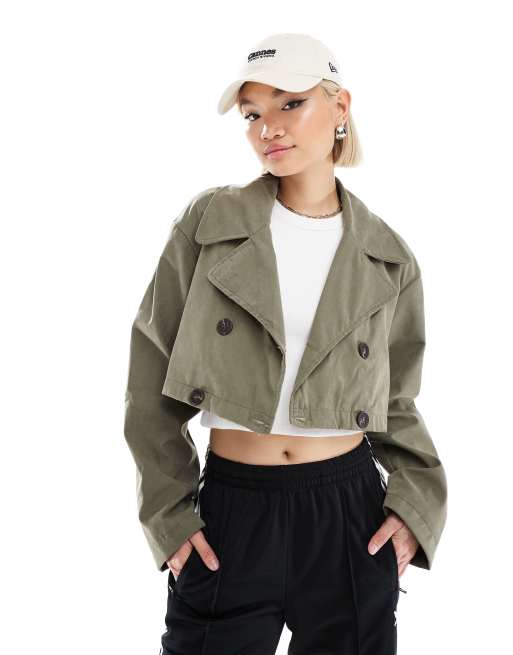 Brave Soul - 2 in 1 regenjas met twee lengtes in lichtkaki, 2 van 4