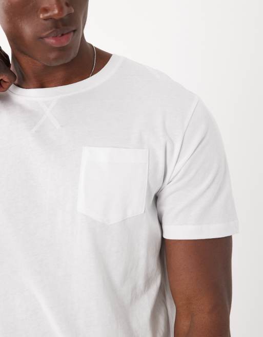 Brave Soul 2 pack crew neck jersey t-shirt with pocket detail , 4 of 5