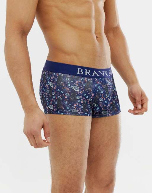 Brave Soul 2 Pack Silky Microfibre Boxers