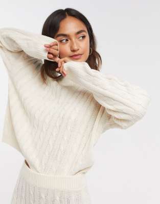 ivory sweater skirt