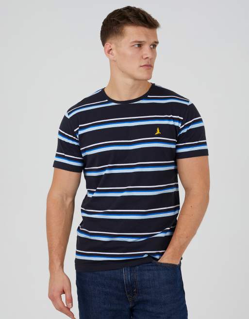 Brave Soul 3 pack cotton crew neck t-shirts in navy, 2 of 4