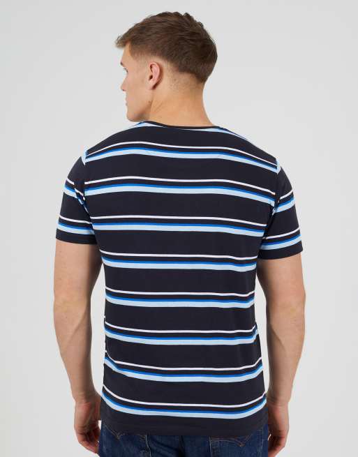 Brave Soul 3 pack cotton crew neck t-shirts in navy, 3 of 4