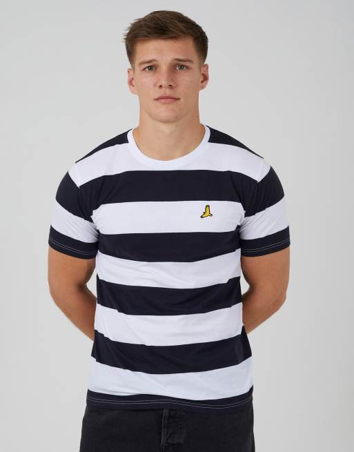 Brave Soul 3 pack cotton crew neck t-shirts in navy, 4 of 4