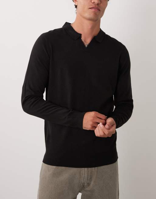 Brave Soul 3 pack long sleeve trophy neck polo shirts , 5 of 5