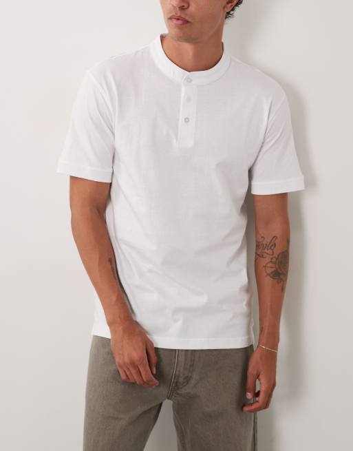 Brave Soul – 3er-Pack kurzärmlige Jersey-Oberteile mit Henley-Kragen , 2 von 5