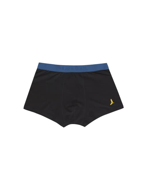 Brave Soul – 7er-Pack Boxer-Slips in Schwarz mit Stickereidetail, 3 von 3