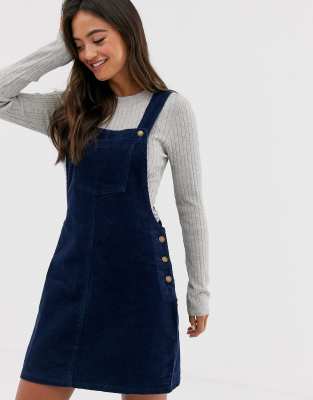 Navy blue overall store dress