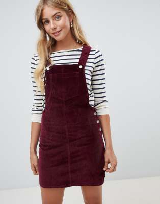 cord dungaree dress womens