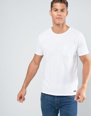 brave soul raw edge t shirt