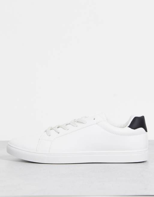 Brave Soul - Baskets minimalistes à lacets - Blanc