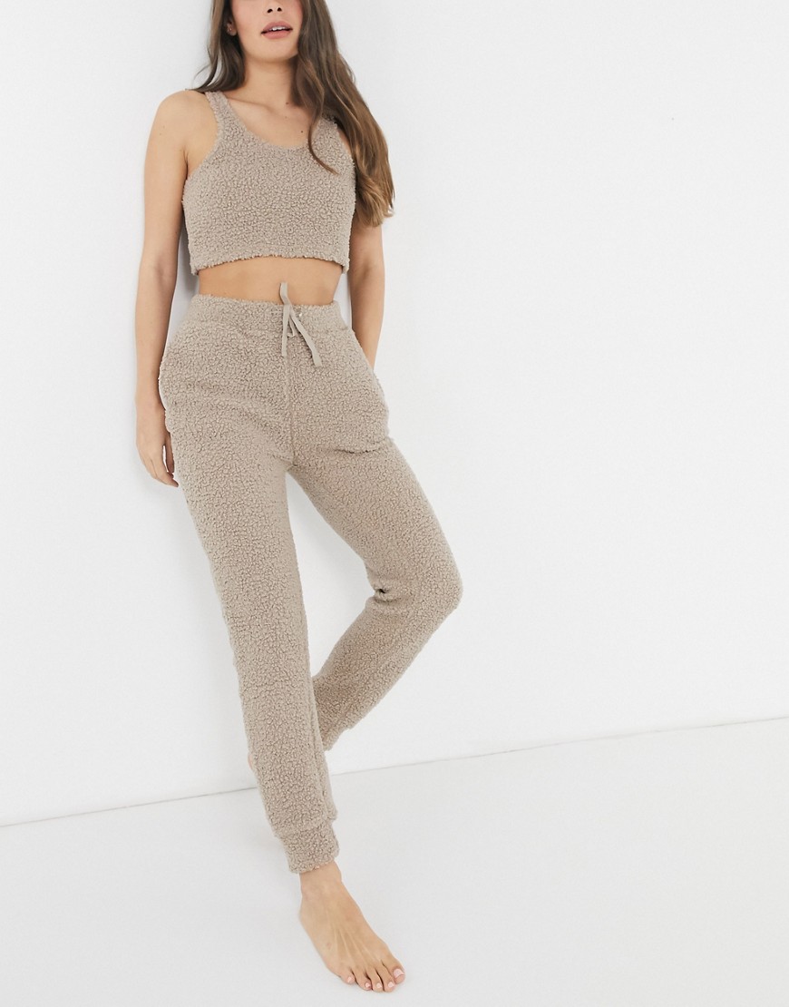 Brave Soul becca top and pants set-White