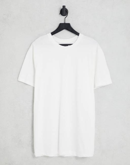 Brave Soul – Biały T‑shirt oversize