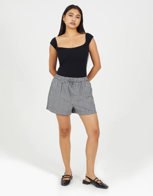 Brave Soul Body mit eckigem Ausschnitt und ohne Ärmel in Schwarz, 3 von 4