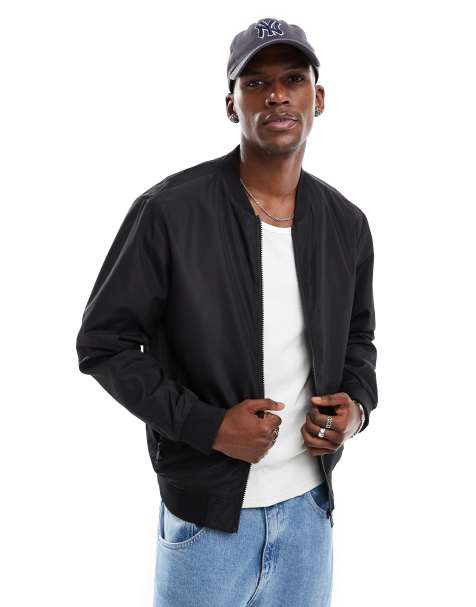 Brave Soul Bomber jacket in black - view 1