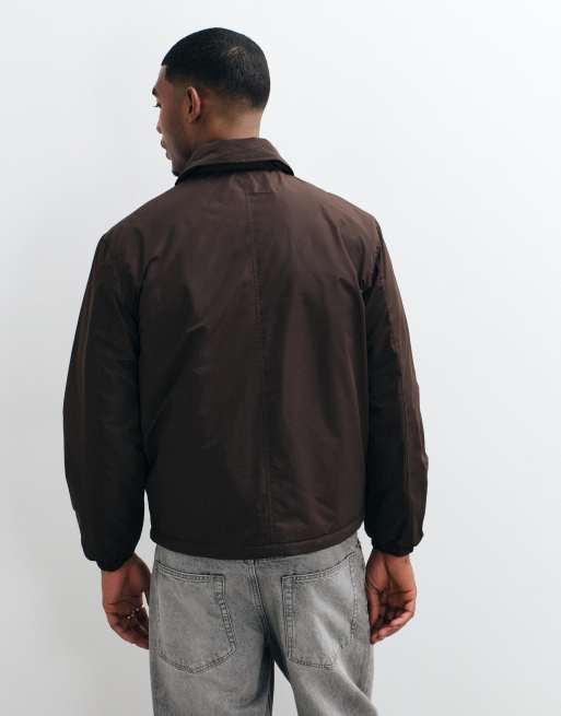 Brave Soul Bomberjacke mit Kragen in Braun, 5 von 5