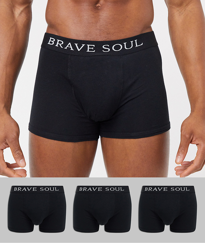 Brave Soul – Boxershorts i 3-pack-Flerfärgad