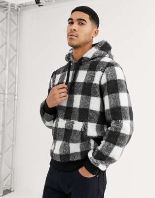 plaid hoodie