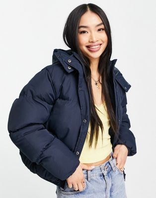 Brave Soul bunny hooded puffer jacket