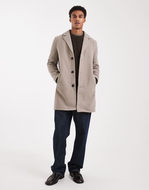 Brave Soul button down smart jacket in beige, 2 of 5