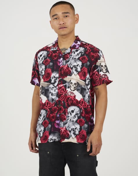Brave Soul - Camicia nera con stampa - view 1