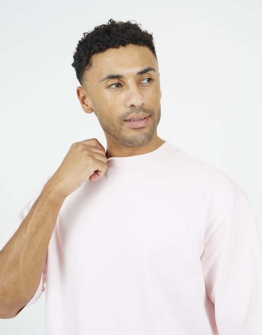 Brave Soul - Camiseta rosa tenue extragrande, 4 de 4
