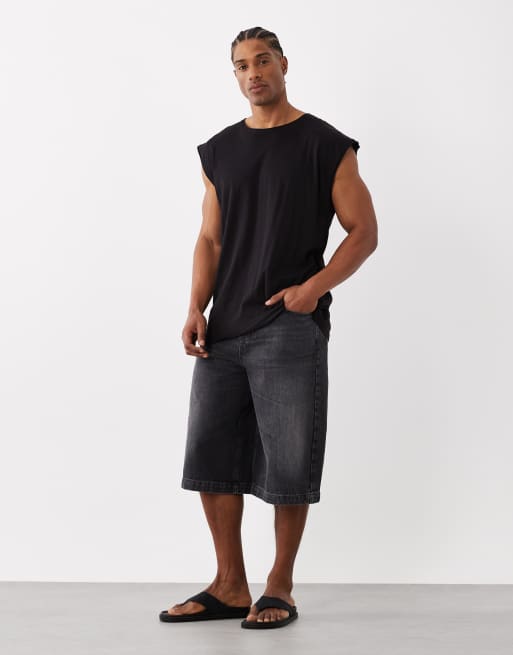 Brave Soul - Canotta oversize nera, 2 di 5