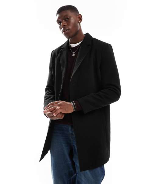 Brave Soul - Cappotto nero monopetto - view 1
