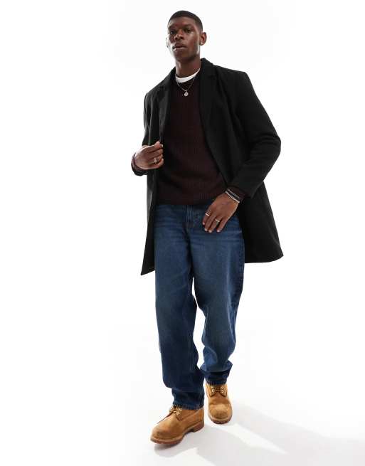 Cappotto Nero Outfit Nero E Grigio Cappotto Outfit Baronet Da Uomo