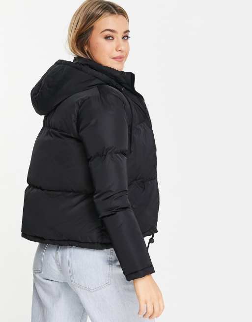 Brave soul womens cello padded hot sale jacket black