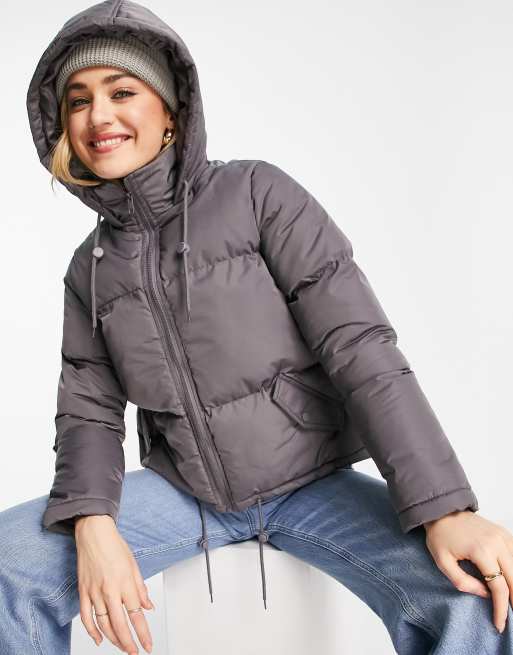 Brave soul cello hooded cheap puffer jacket