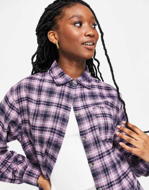 Checked shirt shop womens asos