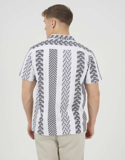 Brave Soul - Chemise avec col à revers - Blanc, 2 de 4