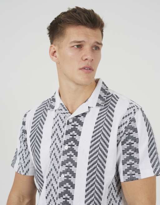 Brave Soul - Chemise avec col à revers - Blanc, 4 de 4