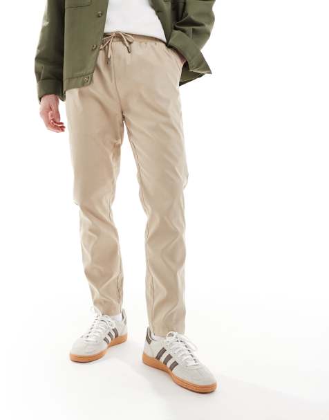 Brave Soul chino pants in beige - view 1