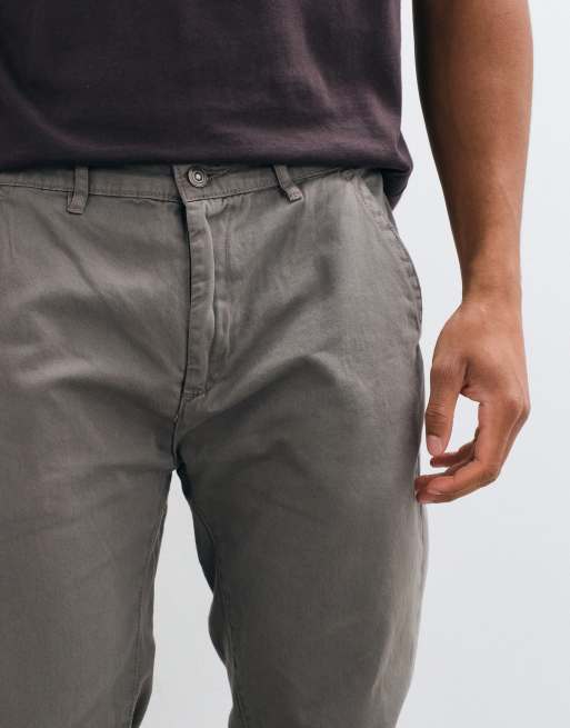 Brave Soul chino pants in taupe, 3 of 5