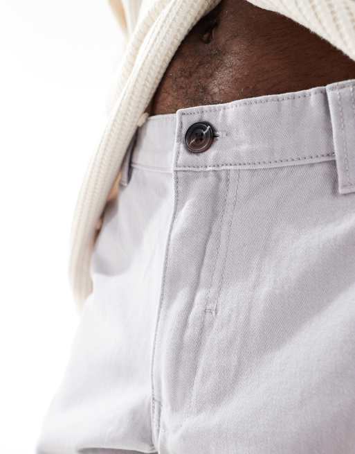 Brave Soul chino shorts in grey