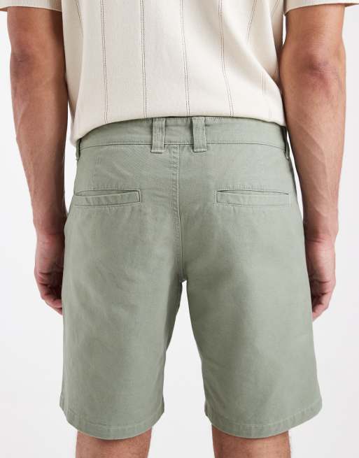 Brave Soul chino shorts in sage green, 5 of 5