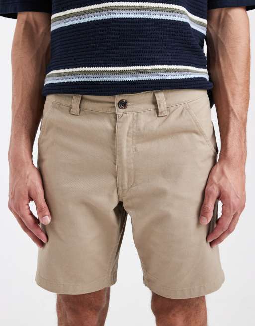 Brave Soul chino shorts in stone, 4 of 5